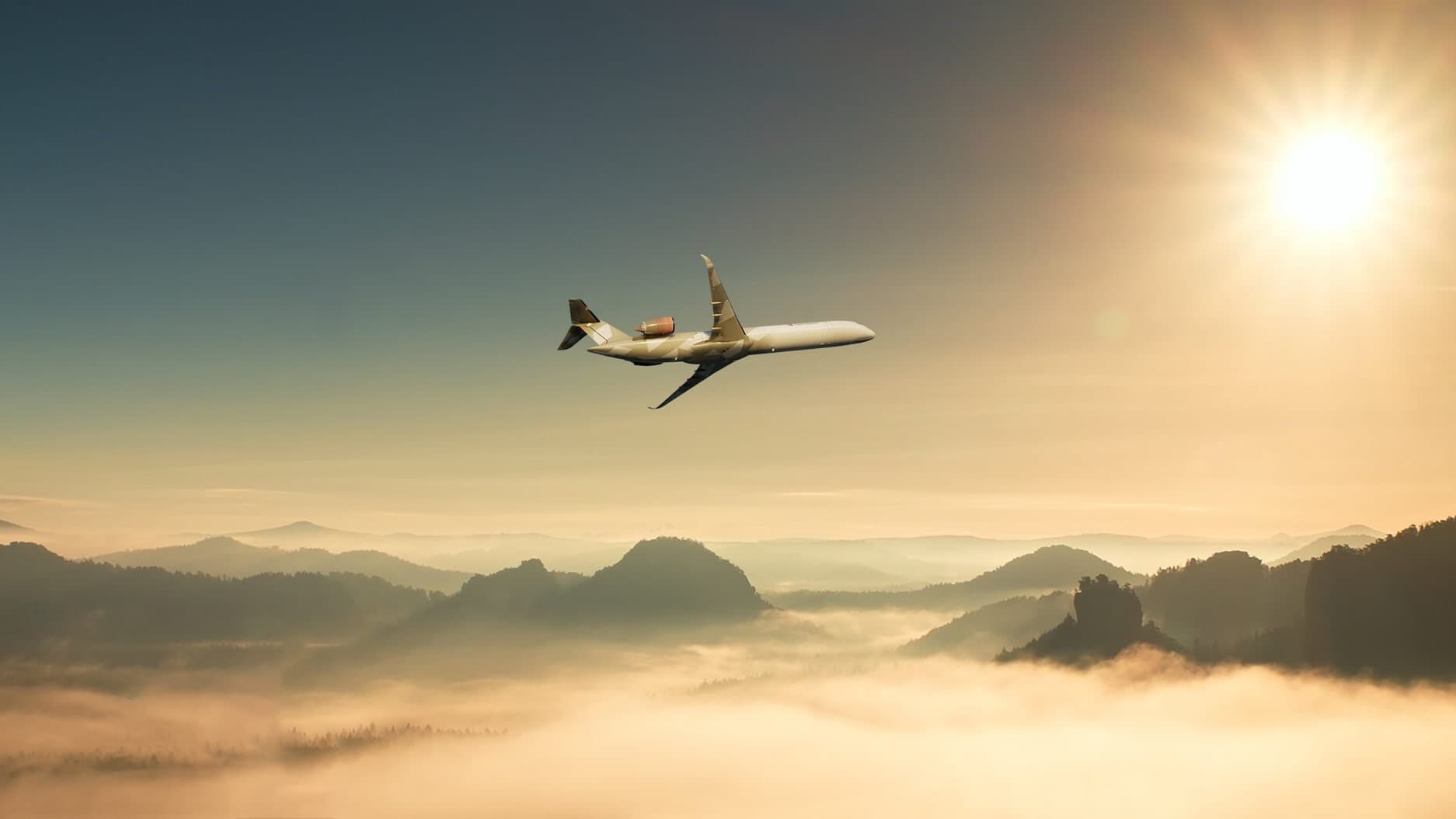 Publicity image; Fokker Next Gen Fokker Next Gen plane image