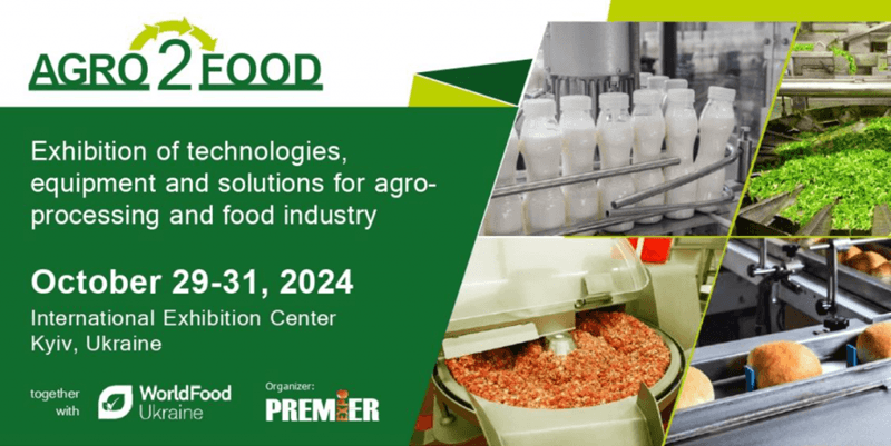 Kijivā notiks starptautiska pārtikas industrijas un agrikultūras izstāde “Agro2Food” Kijivā notiks starptautiska pārtikas industrijas un agrikultūras izstāde “Agro2Food”