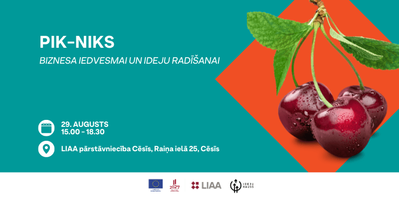 Cēsīs notiks biznesa iedvesmas pasākums “PIK-NIKS” Cēsīs notiks biznesa iedvesmas pasākums “PIK-NIKS”