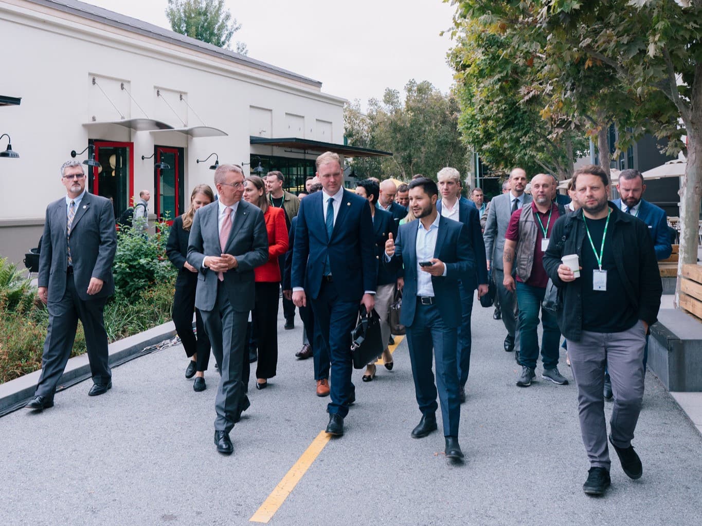 ASV vizītes dalībnieki