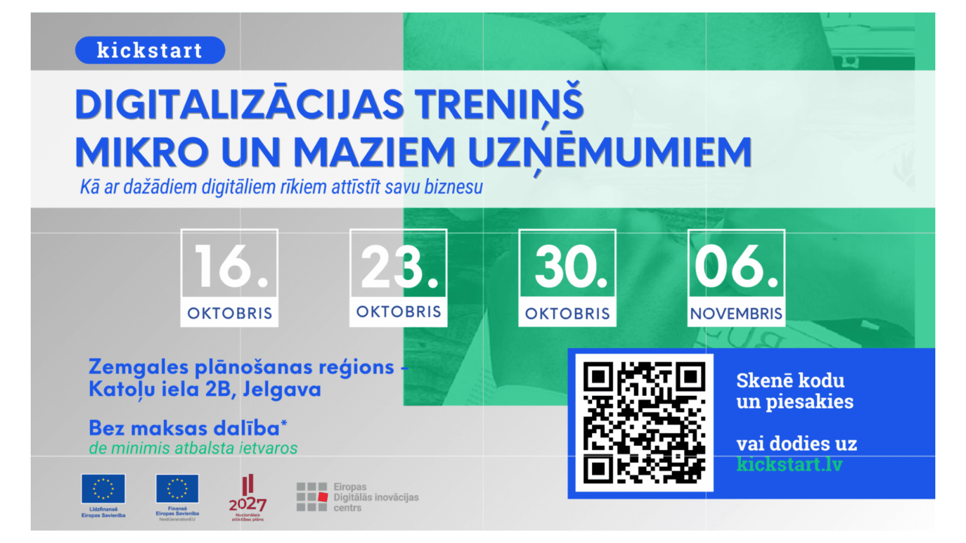 Zemgales plānošanas reģions aicina uzņēmējus piedalīties digitalizācijas treniņos