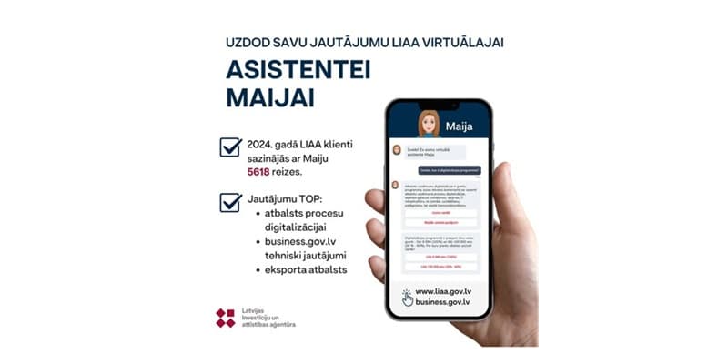 LIAA virtuālā asistente Maija 2024. gadā aizvadījusi gandrīz 4000 sarunu LIAA virtuālā asistente Maija 2024. gadā aizvadījusi gandrīz 4000 sarunu