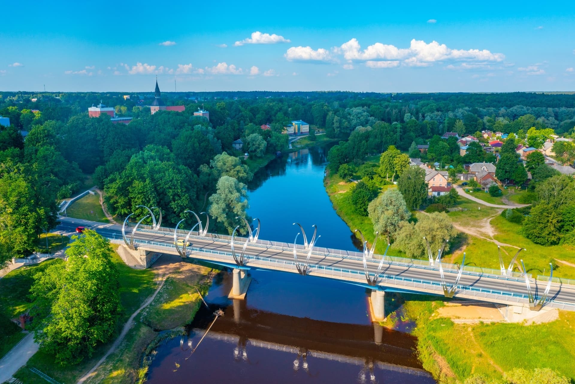 Valmiera, tilts pār Gauju Valmiera, tilts pār Gauju