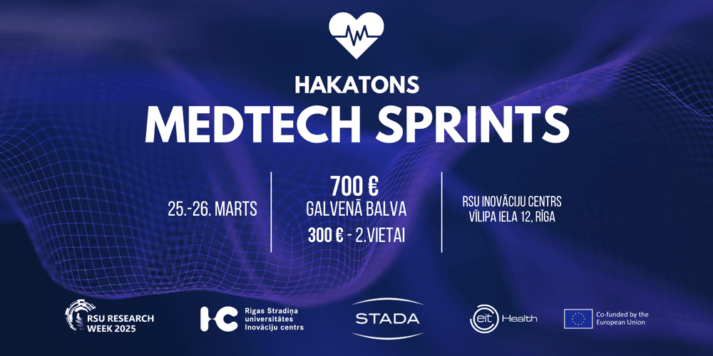 RSU aicina uz hakatonu “MedTech Sprints” RSU aicina uz hakatonu “MedTech Sprints”