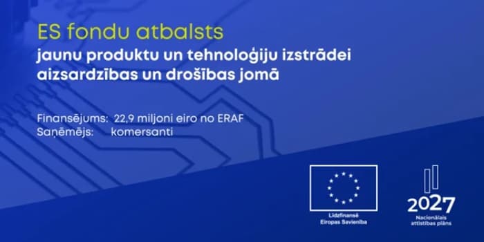 Uzņēmēji var pieteikties ES fondu finansējumam jaunu aizsardzības produktu izstrādei Uzņēmēji var pieteikties ES fondu finansējumam jaunu aizsardzības produktu izstrādei
