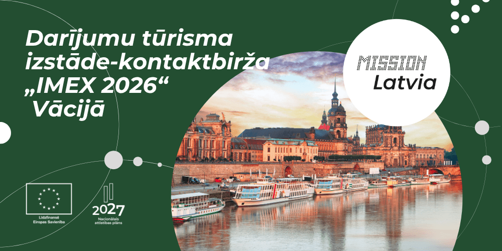 Latvijas kopstends darījumu tūrisma izstādē-kontaktbiržā „IMEX 2026“ Frankfurtē (Vācijā)