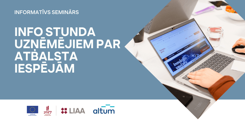 Info stunda uzņēmējiem par atbalsta iespējām