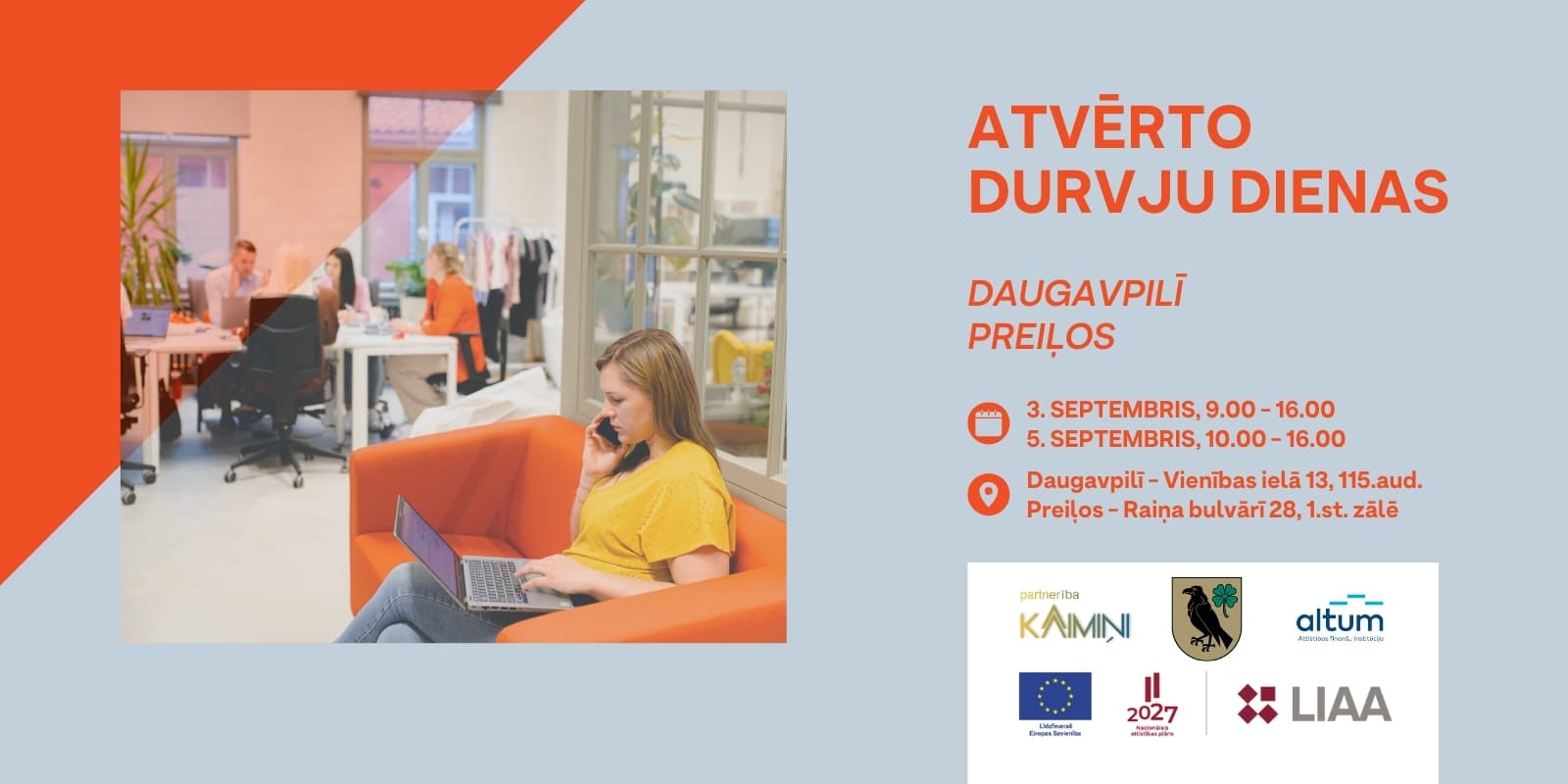 Atvērto durvju dienas Daugavpilī un Preiļos