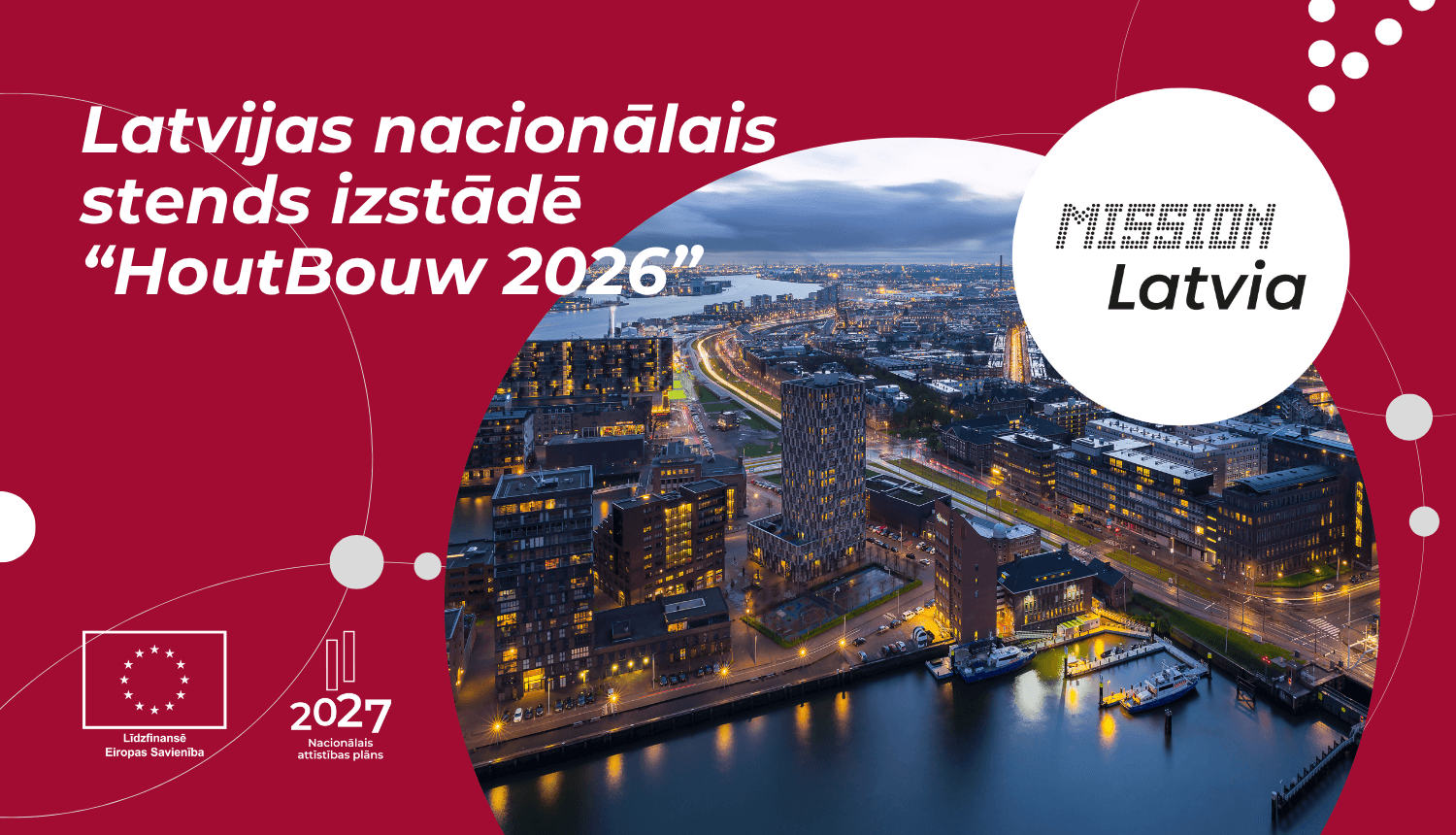 Nacionālais stends izstādē "HoutBouw 2026"