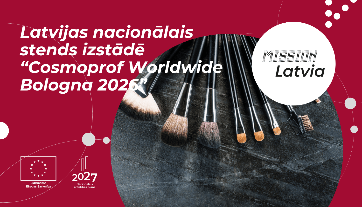 Latvijas nacionālais stends izstādē "Cosmoprof Worldwide Bologna 2026" Itālijā