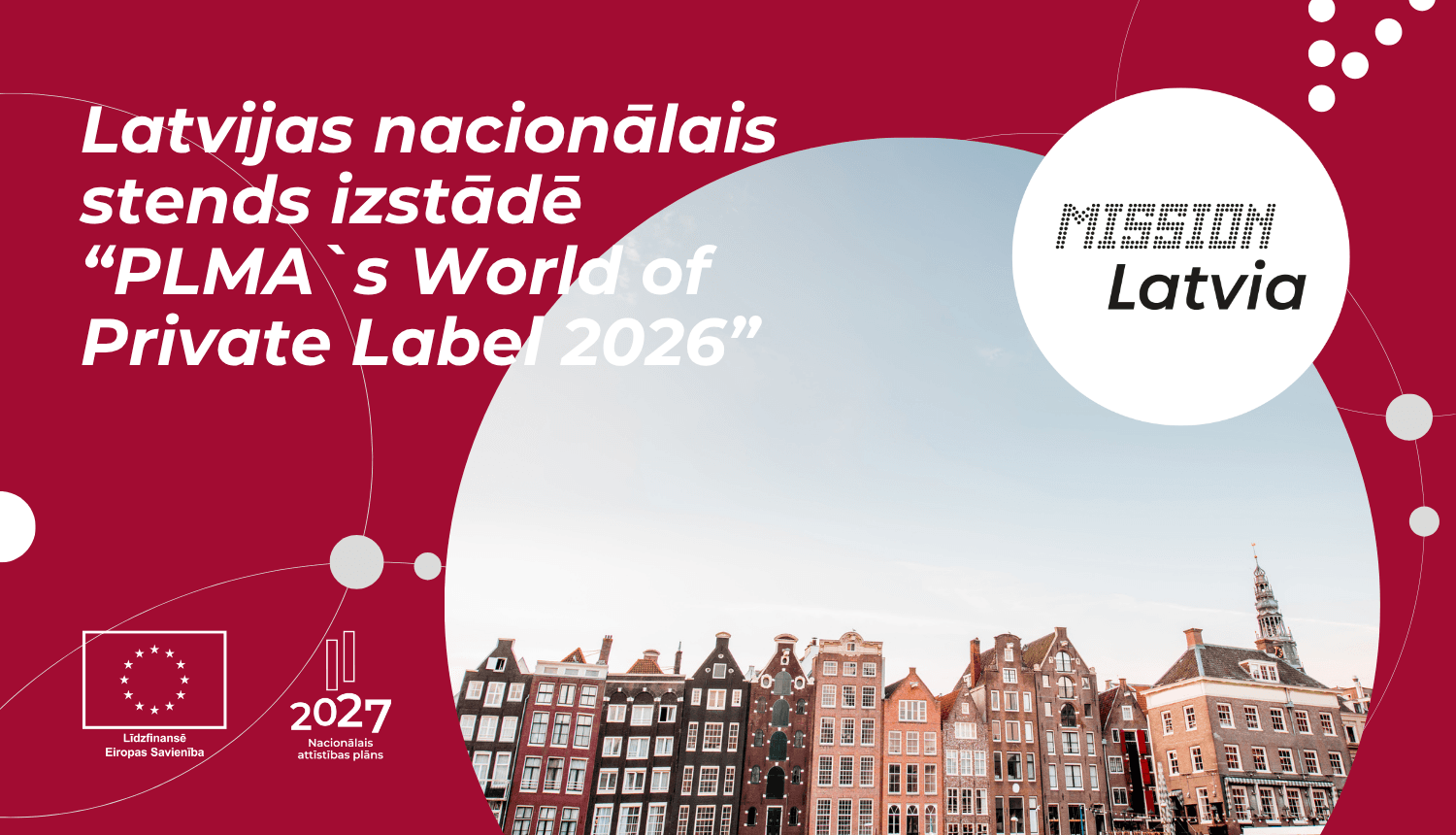 Latvijas nacionālais stends izstādē "PLMA`s World of Private Label 2026"