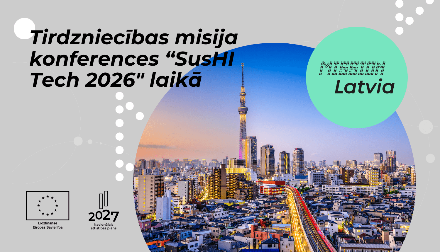 Jaunuzņēmumu tirdzniecības misija konferences "SusHI Tech 2026" laikā