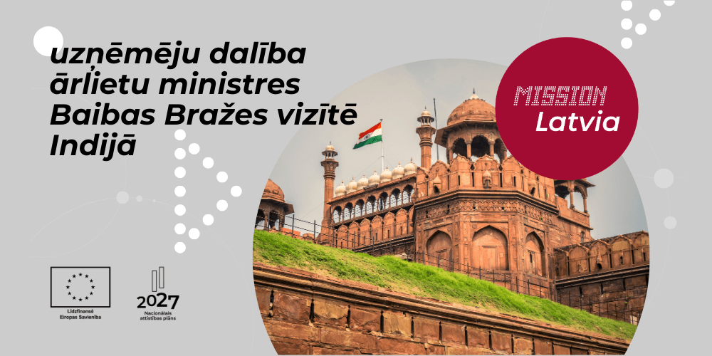 Uzņēmēju dalība ārlietu ministres Baibas Bražes vizītē Indijā (Deli un Bengalūru) Uzņēmēju dalība ārlietu ministres Baibas Bražes vizītē Indijā (Deli un Bengalūru)