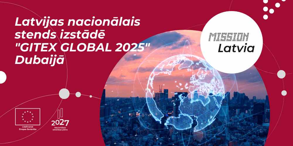 Nacionālais stends "Gitex Global" Dubaijā Nacionālais stends "Gitex Global" Dubaijā