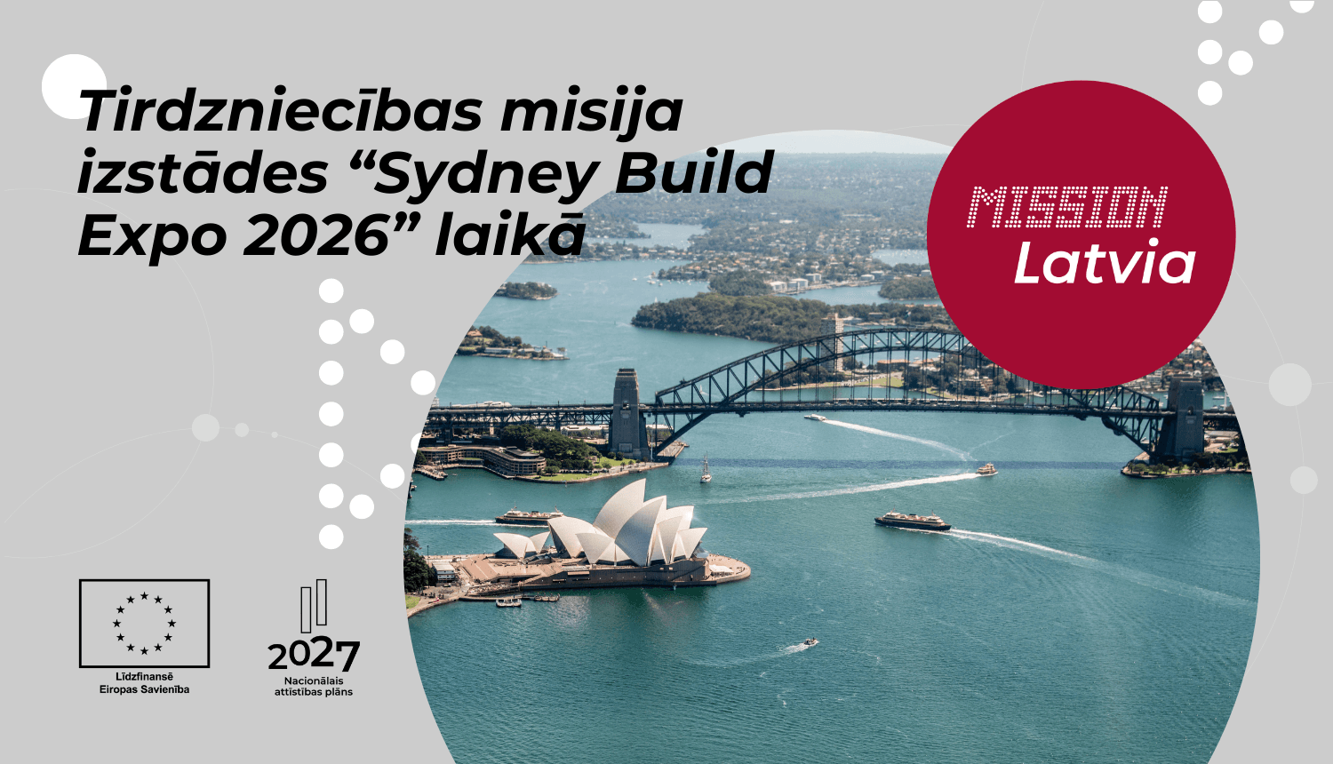 Tirdzniecības misija izstādes “Sydney Build Expo 2026” laikā