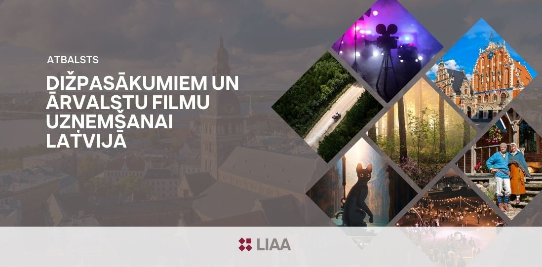 Dižpasākumi un filmu organizēšana Latvijā