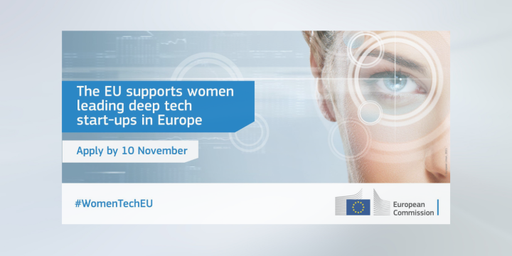 Eiropas Komisija rada atbalsta shēmu jaunajām uzņēmējām Women TechEU