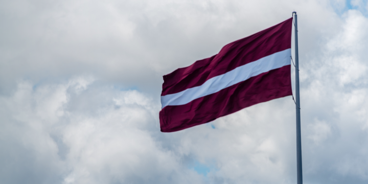 Latvijas karoga foto 