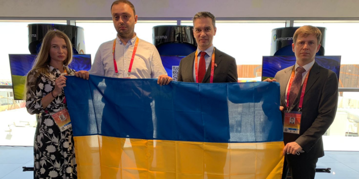 LIAA pārstāvji pauž solidaritāti Ukrainai