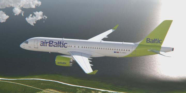 airBaltic lidmašīnas foto 