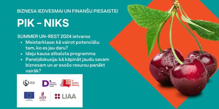 PIK-NIKS biznesa iedvesmai un finanšu piesaistei (Liepājā)