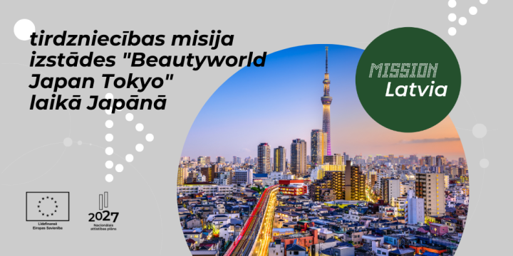 Tirdzniecības misija izstādes "Beautyworld Japan Tokyo" laikā